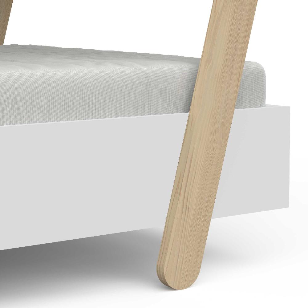 Emob Peuterbed Lodge - 70x140cm - Wit