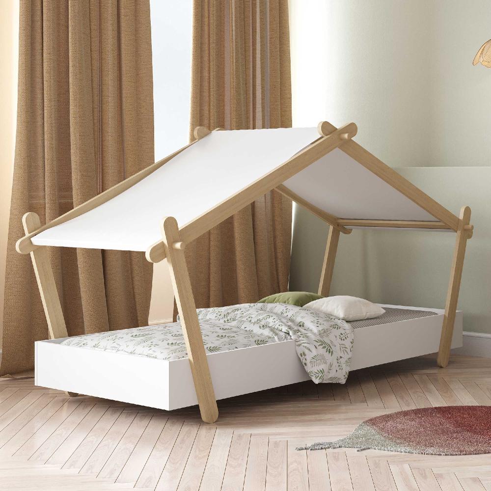 emob Peuterbed Lodge - 70x140cm - wit