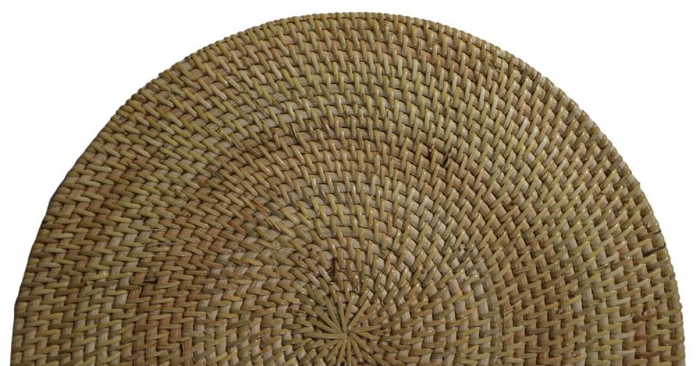 Emob Placemats Ø40cm - Set Van 4 - Rotan