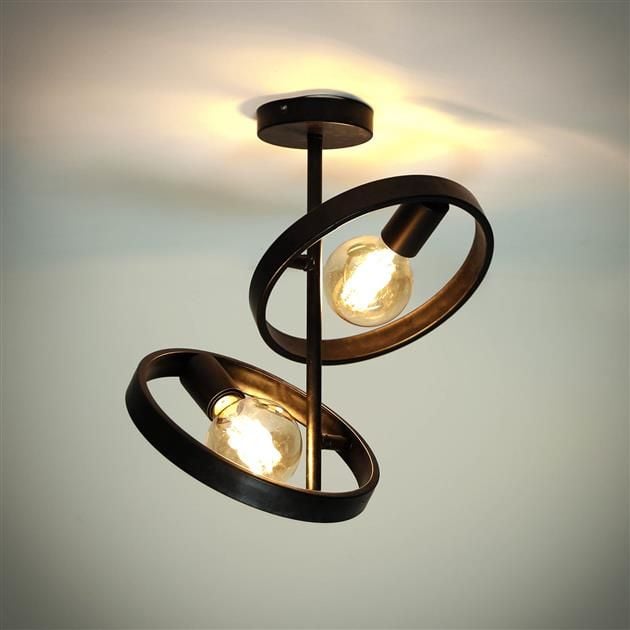 emob Plafondlamp Charles-Charcoal