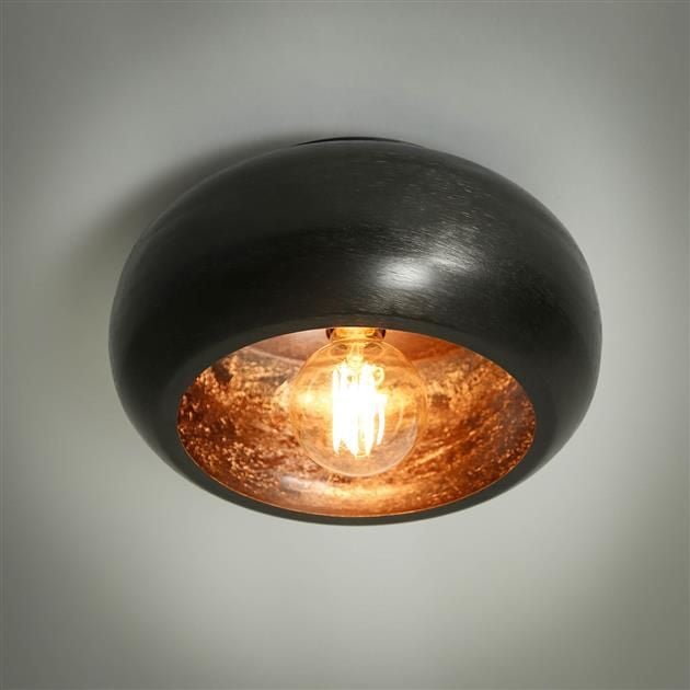emob Plafondlamp Skylight Ø34 - zwart