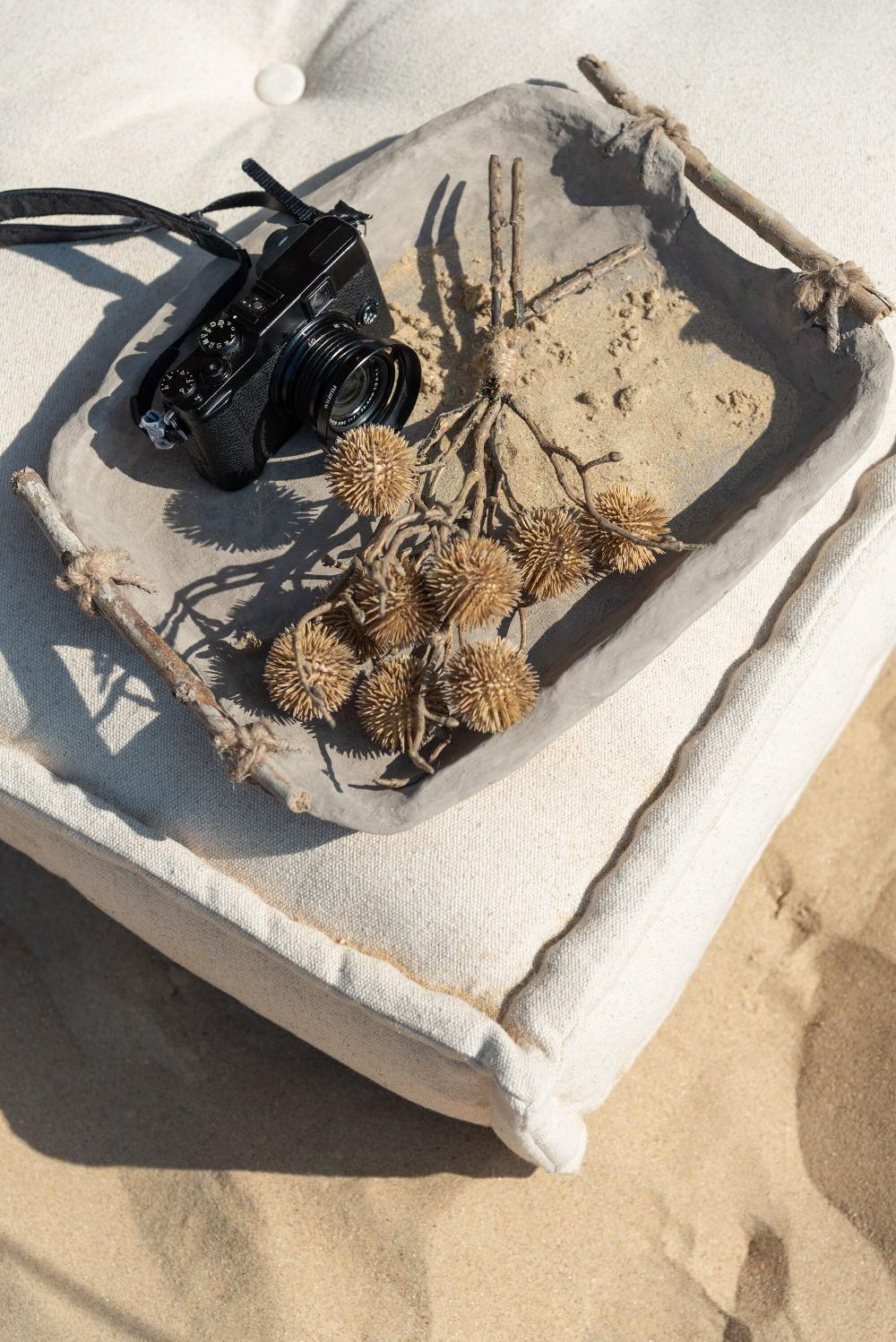 Emob Plateau Chad Papier Mache Bruin