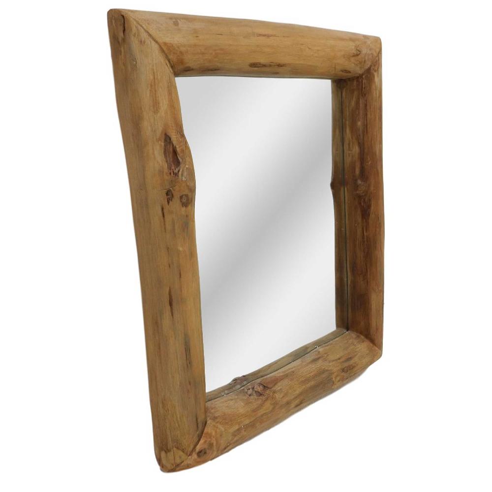 Emob Rechthoekige Spiegel Tilde - 50x60cm - Teakhout