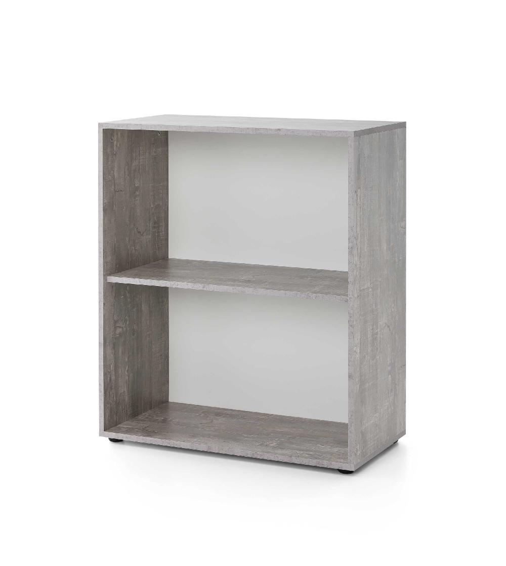 emob Rek Maxi-office breed - beton/wit