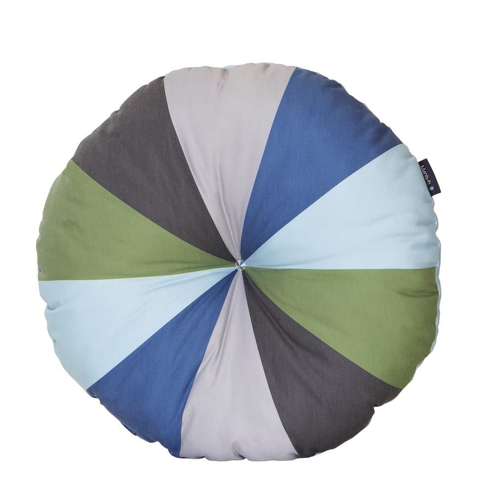 Emob Rond Sierkussen - Groen/blauw