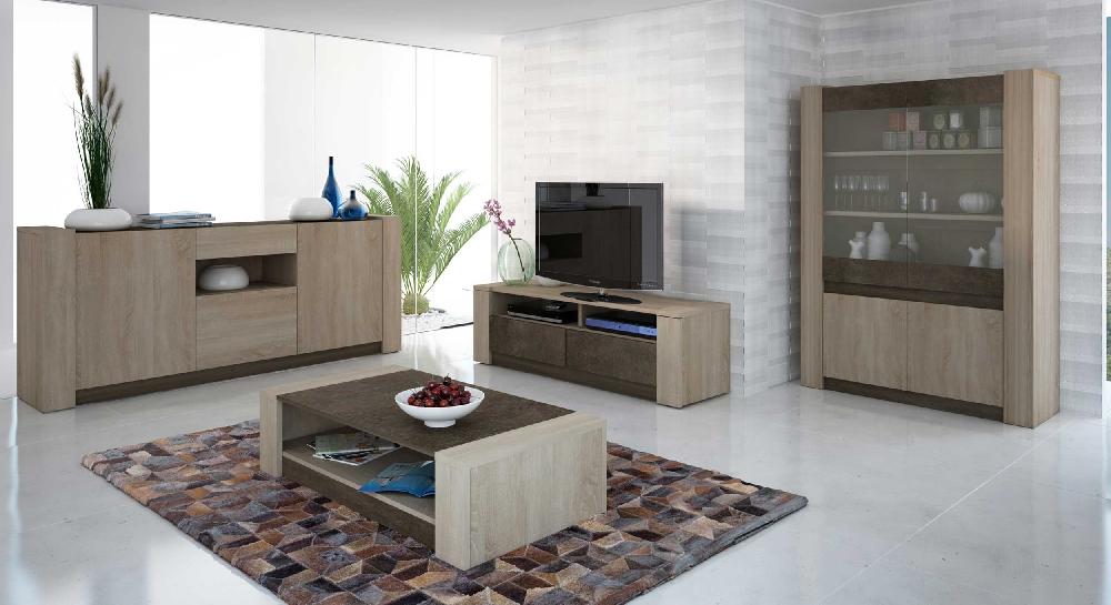 Emob Salontafel Ares 108x65 Melamine - Bruin