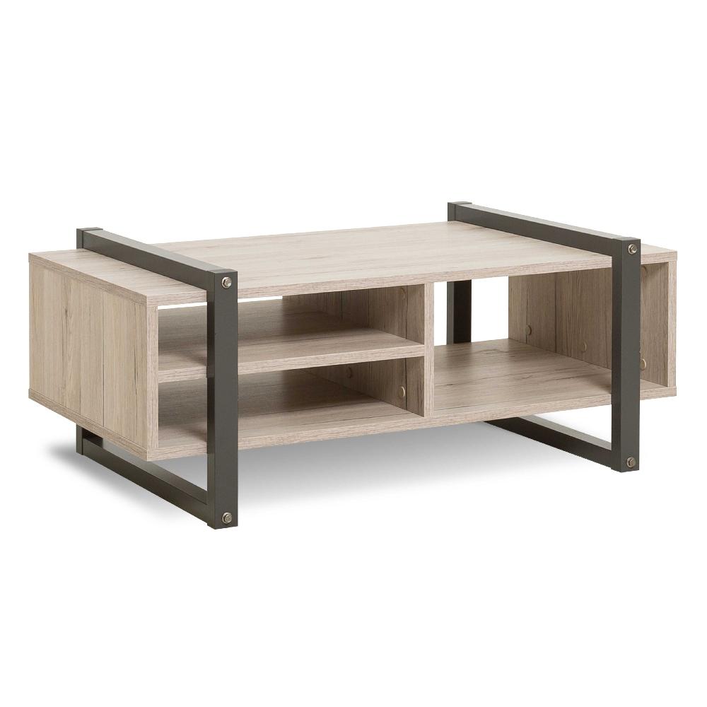 emob Salontafel Brooklyn 100x60 industrieel - eik