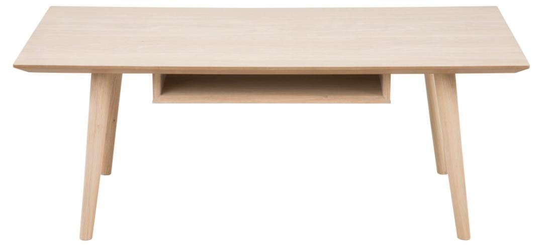 Emob Salontafel Cedro 115cm - Witte Eik