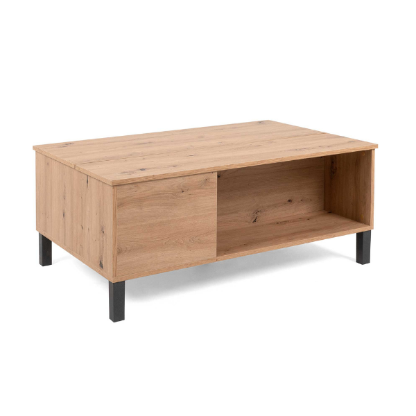 emob Salontafel Comas 103x67 met 1 deur - eik