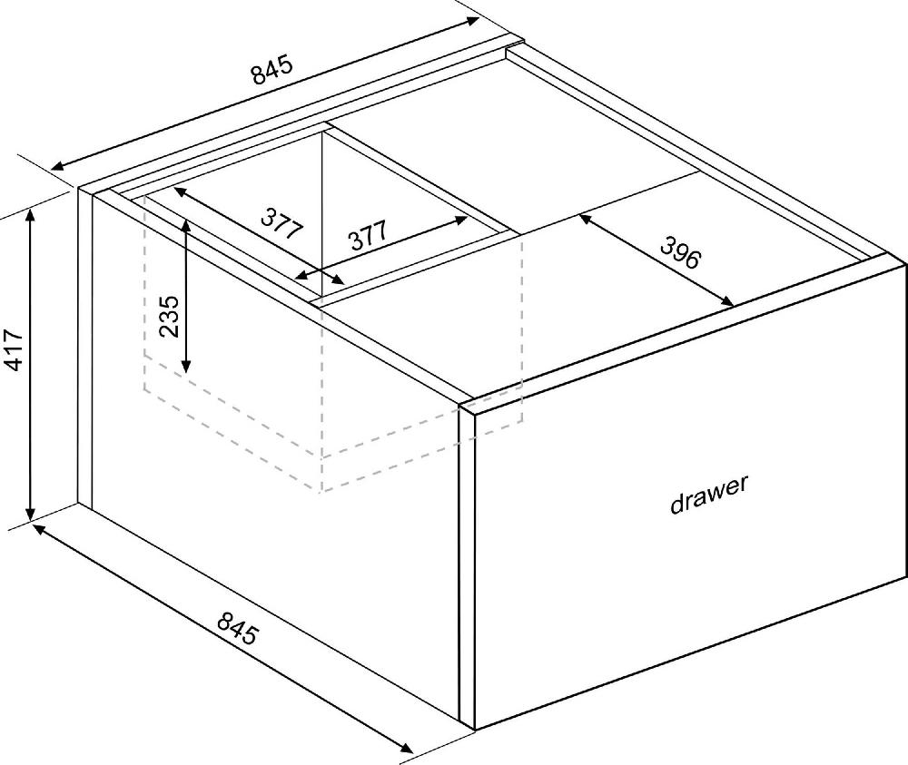 Emob Salontafel Frame - Donkere Eik