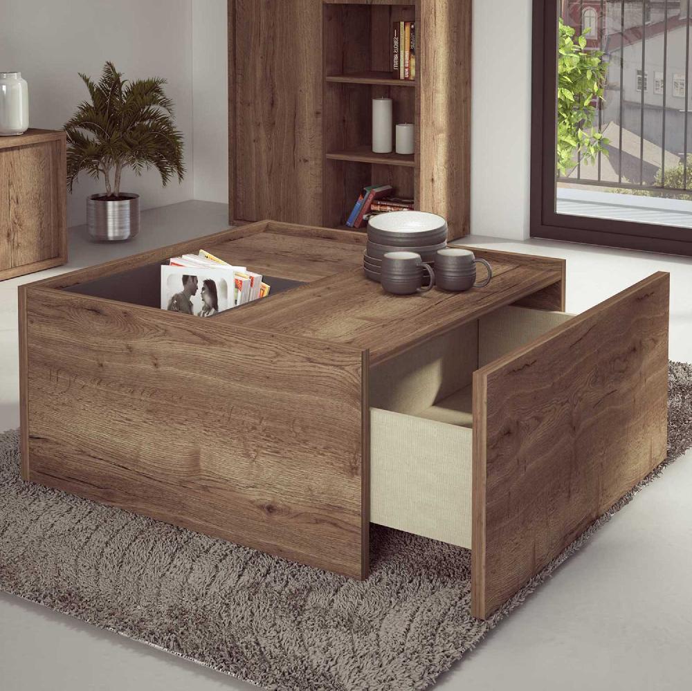 emob Salontafel Frame - donkere eik