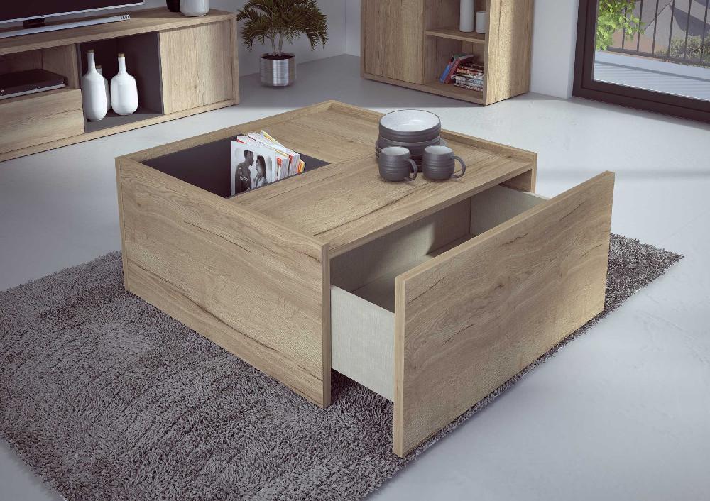 Emob Salontafel Frame - Lichte Eik