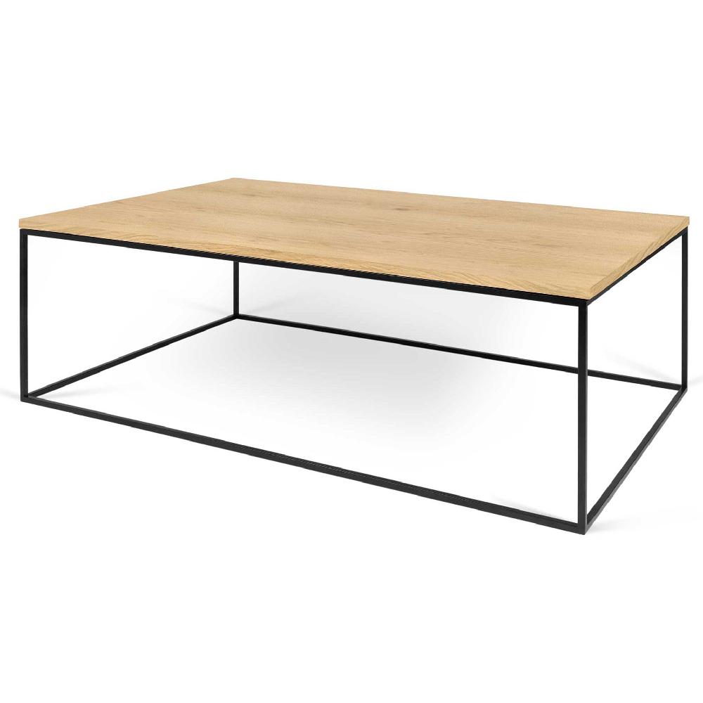 Emob Salontafel Gleam 120x75 - Eik/staal