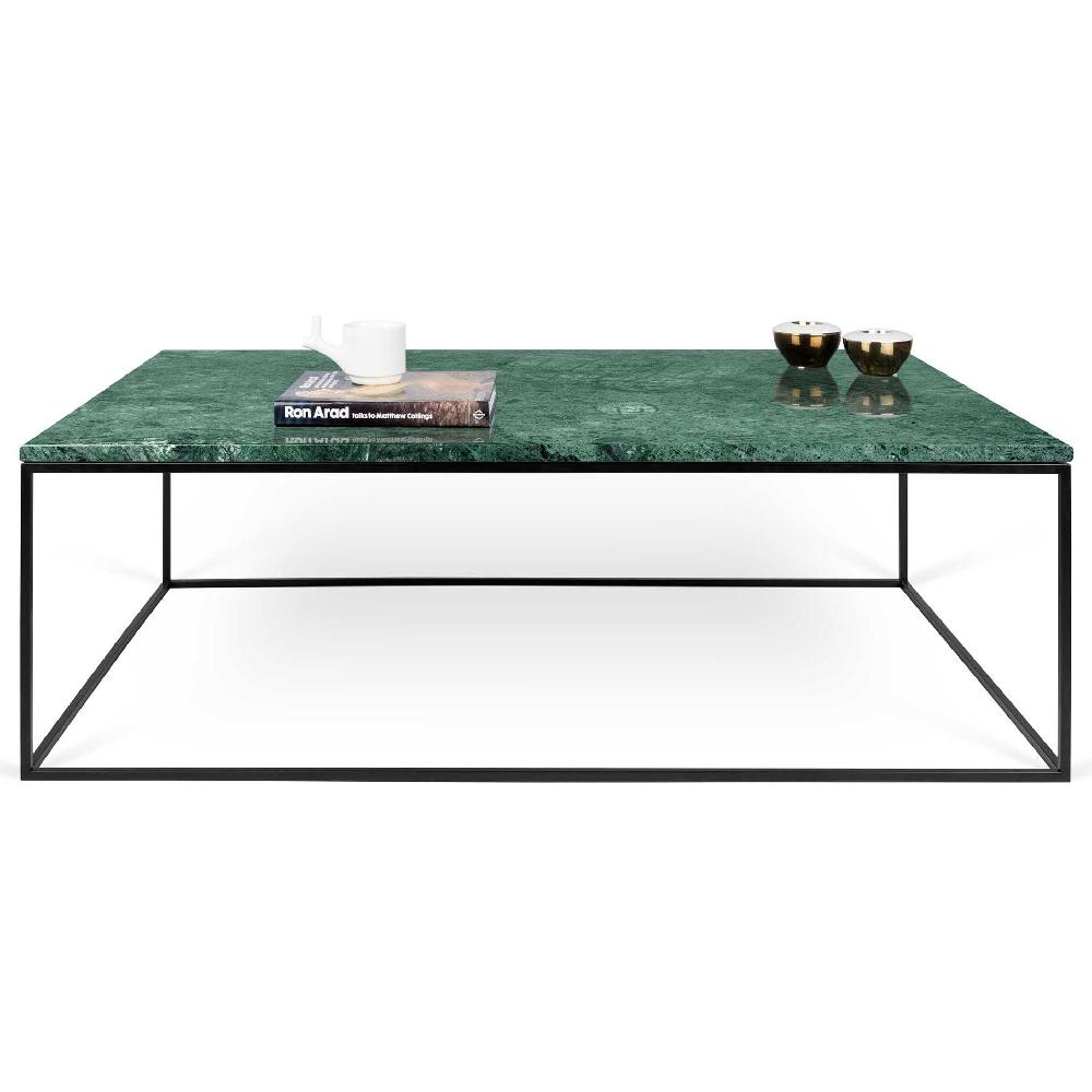 emob Salontafel Gleam 120x75 - groen marmer/staal