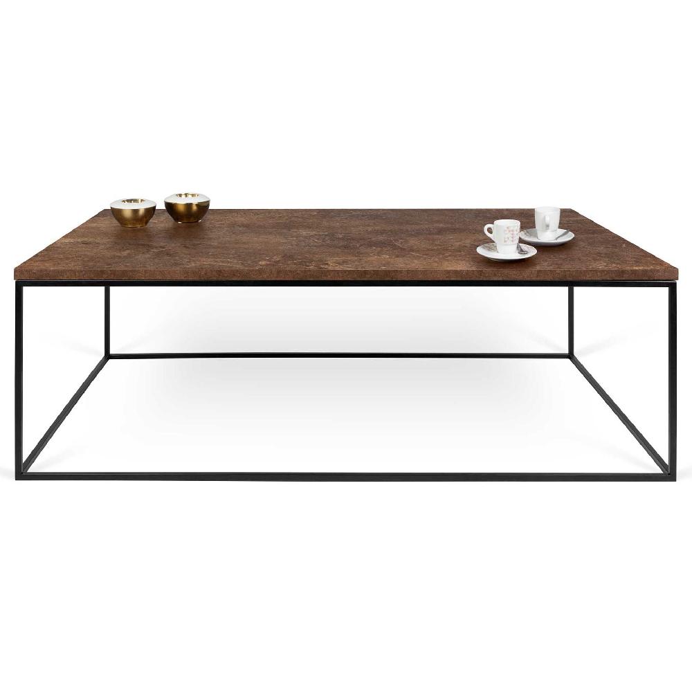 emob Salontafel Gleam 120x75 - roest/staal