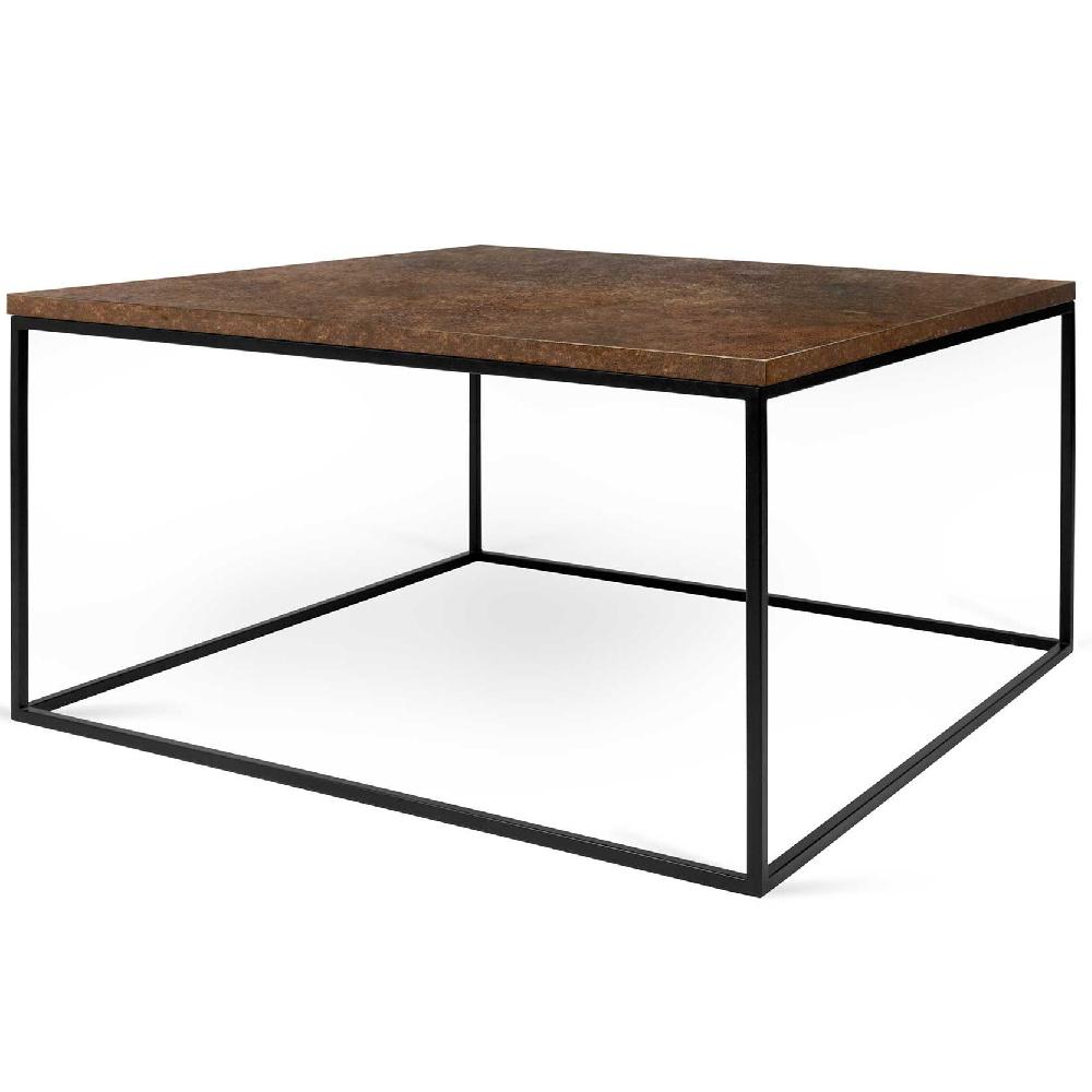 Emob Salontafel Gleam 75x75 - Roest/staal