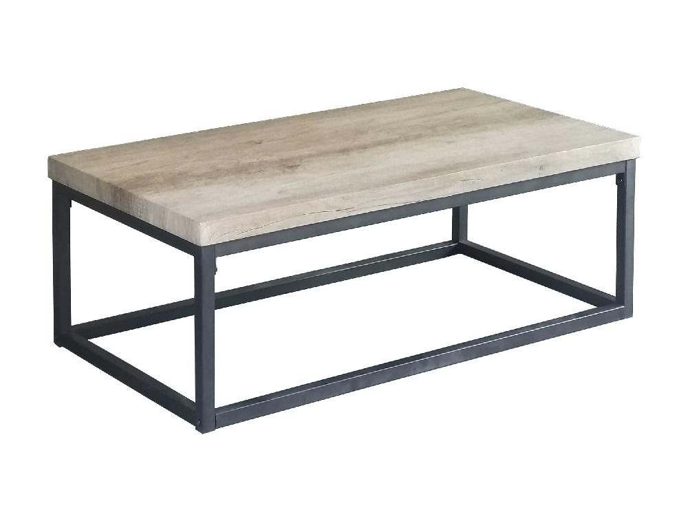 Emob Salontafel Hector 100cm - Sonoma Eik/zwart