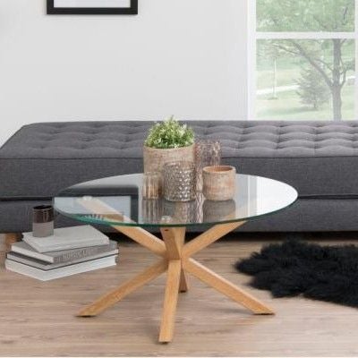 emob Salontafel Hennie ø82cm - eik decor