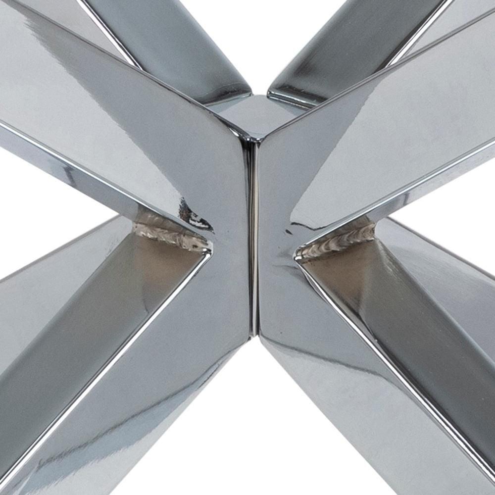 Emob Salontafel Hennie ø82cm - Glazen Tafelblad