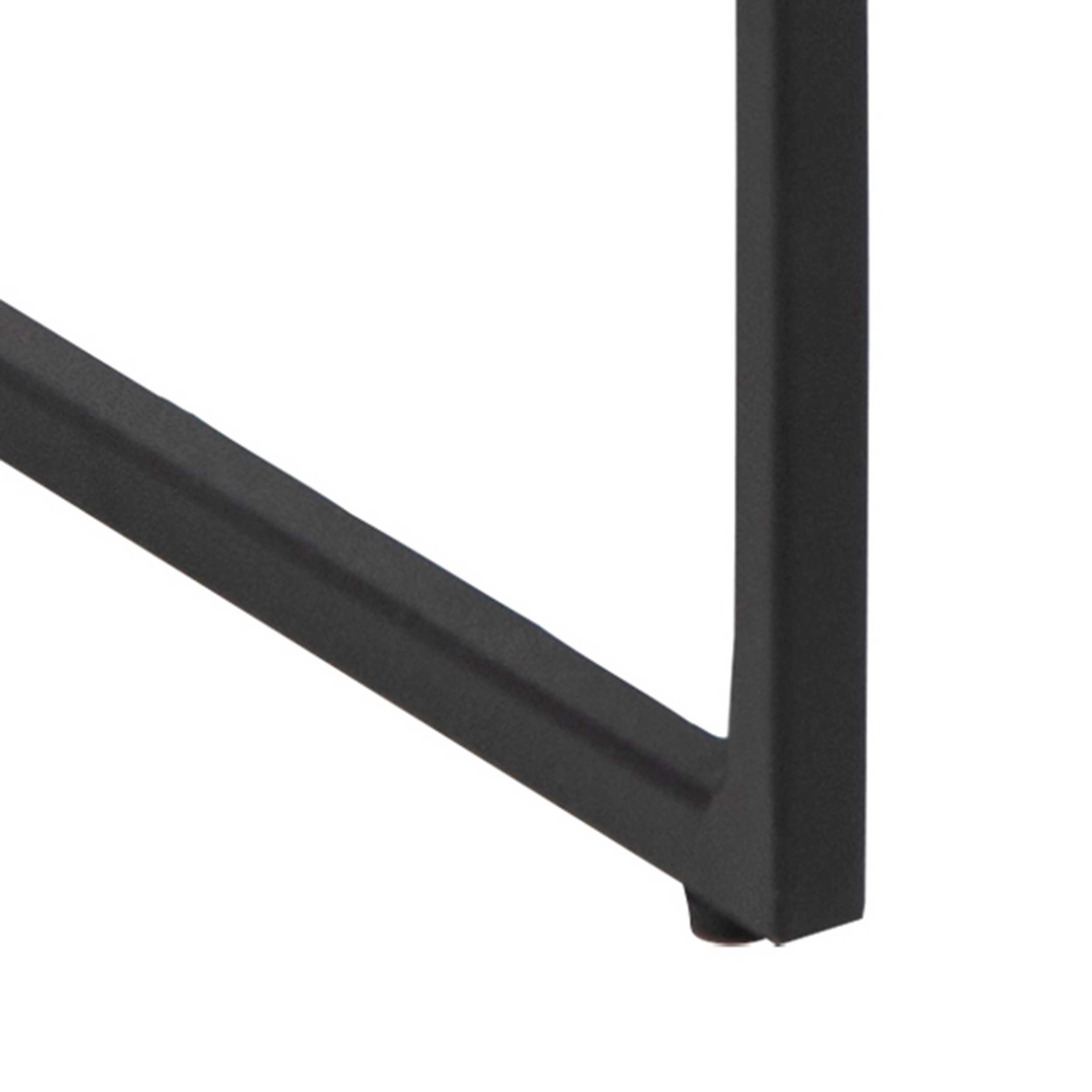 Emob Salontafel Inacio 80x80 - Zwart