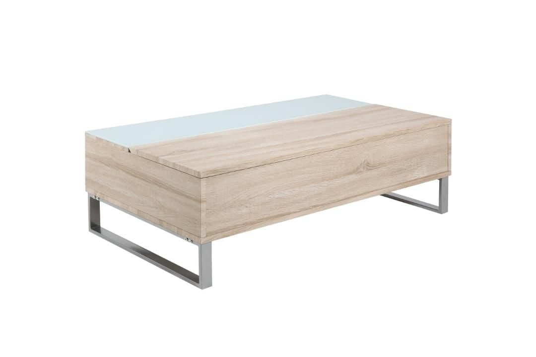 Emob Salontafel Izzy 110cm - Eik/wit