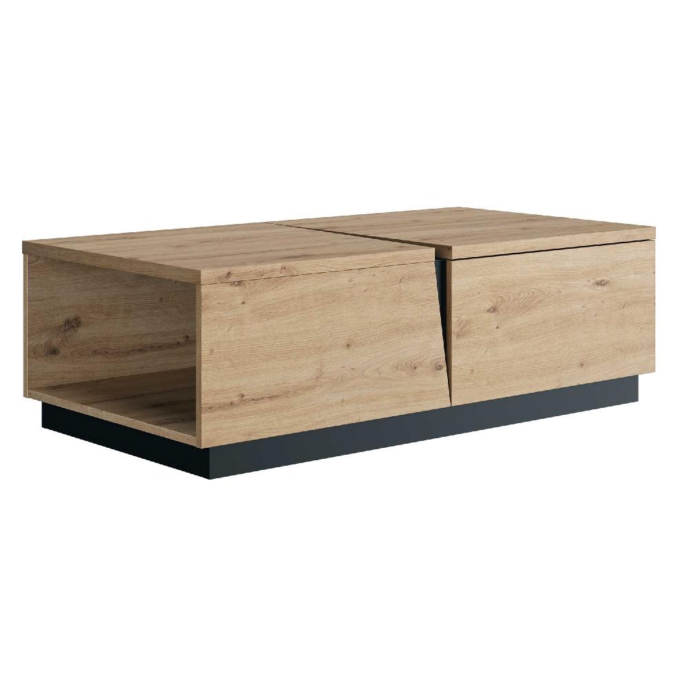 Emob Salontafel Split 1 Lade - Artisan Eik