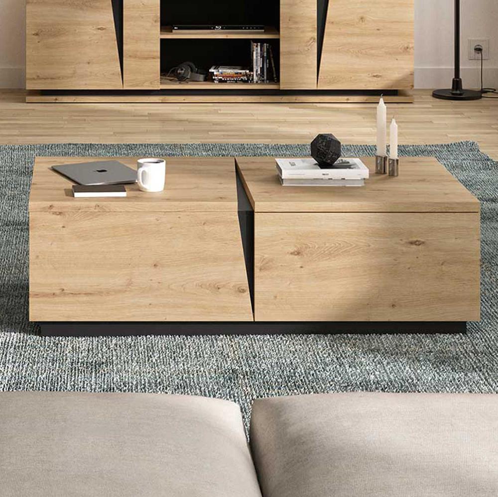 emob Salontafel Split 1 lade - artisan eik
