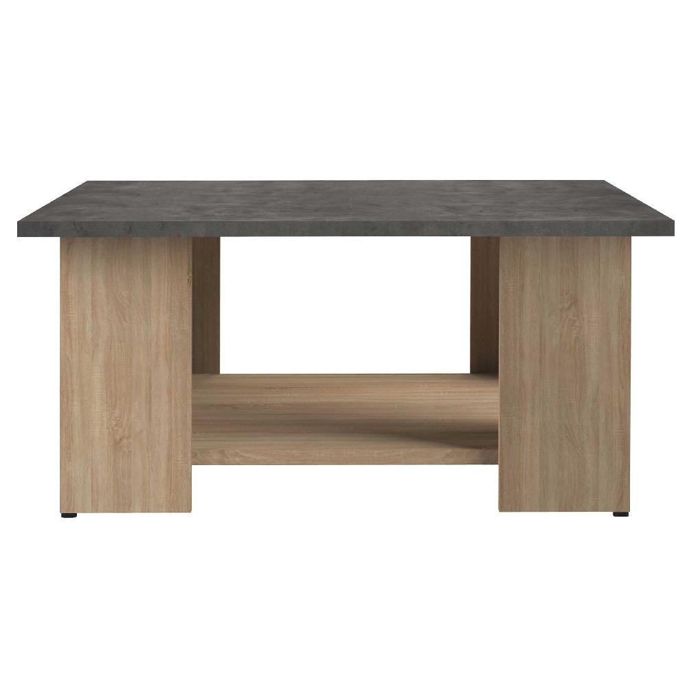 Emob Salontafel Square 67x67 - Eik/beton