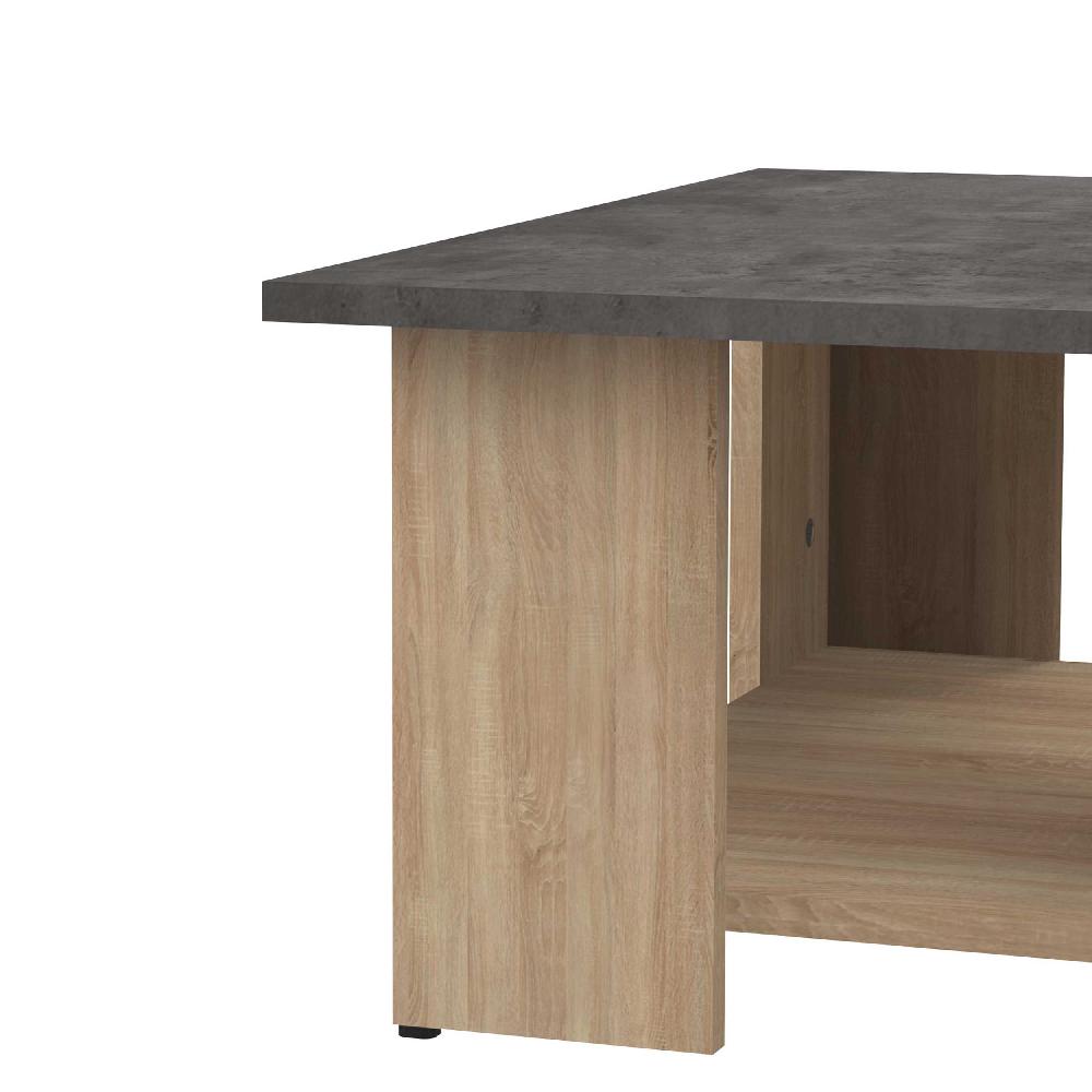 Emob Salontafel Square 67x67 - Eik/beton