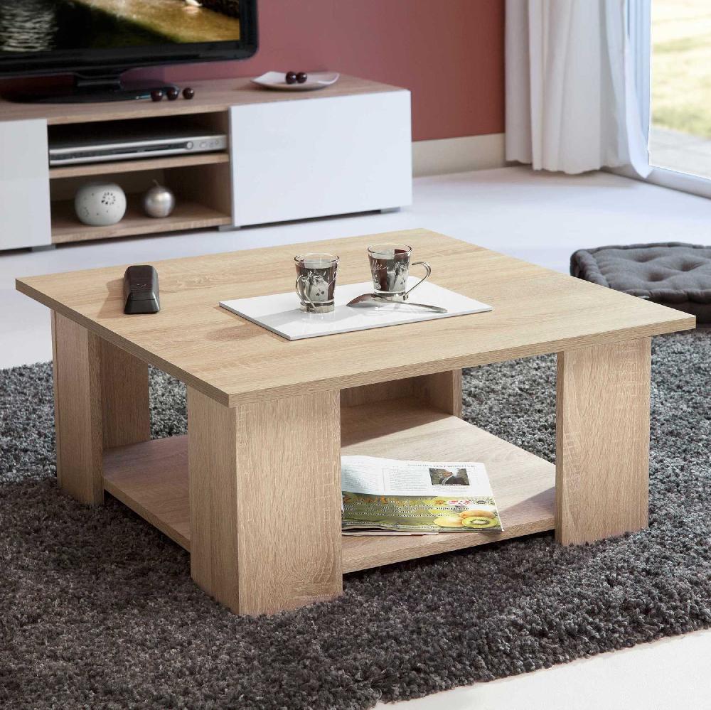 emob Salontafel Square 67x67 - eik