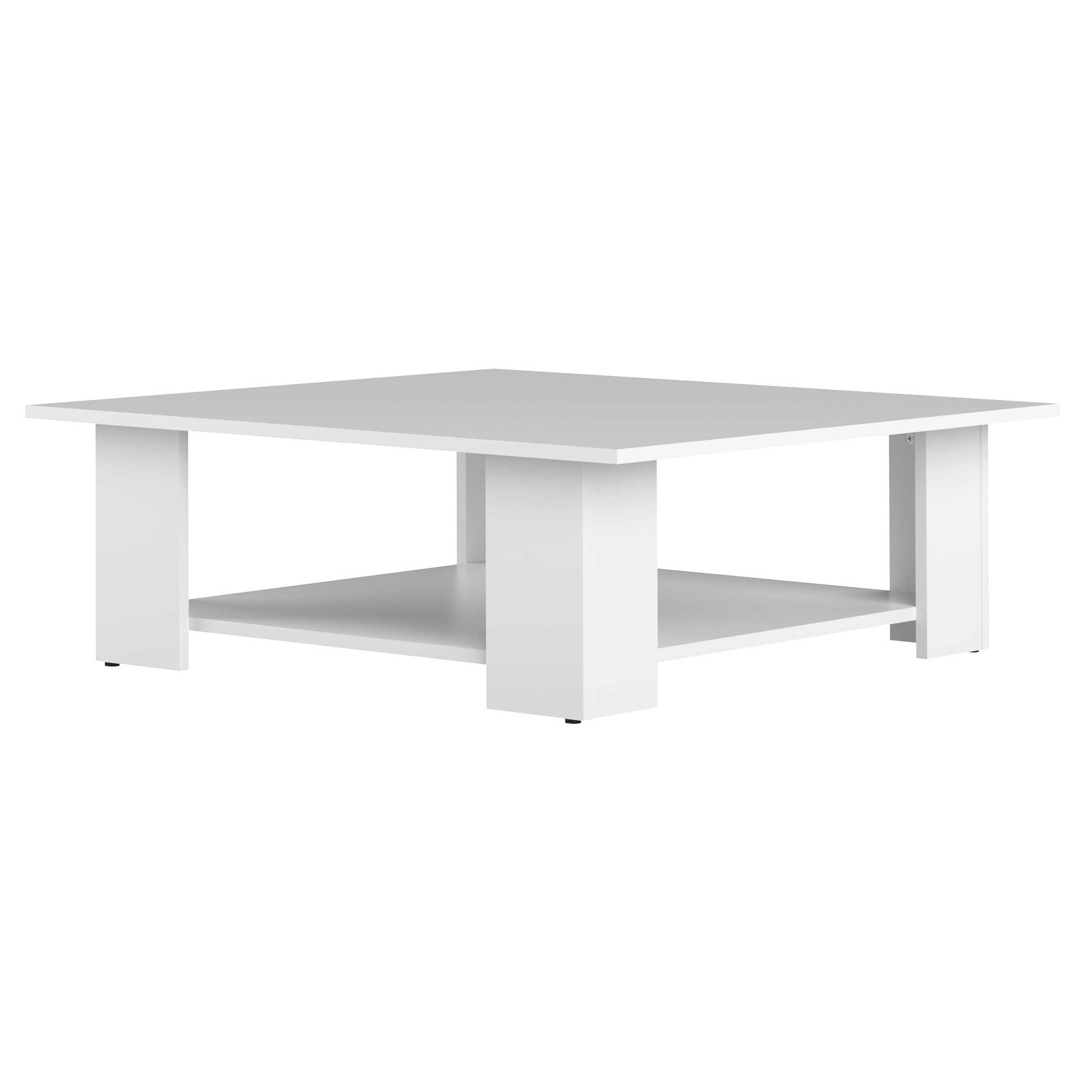 Emob Salontafel Square 67x67 - Wit