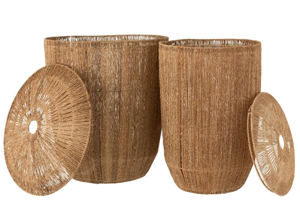 Emob Set 2 Manden Dantya Lang Jute Naturel