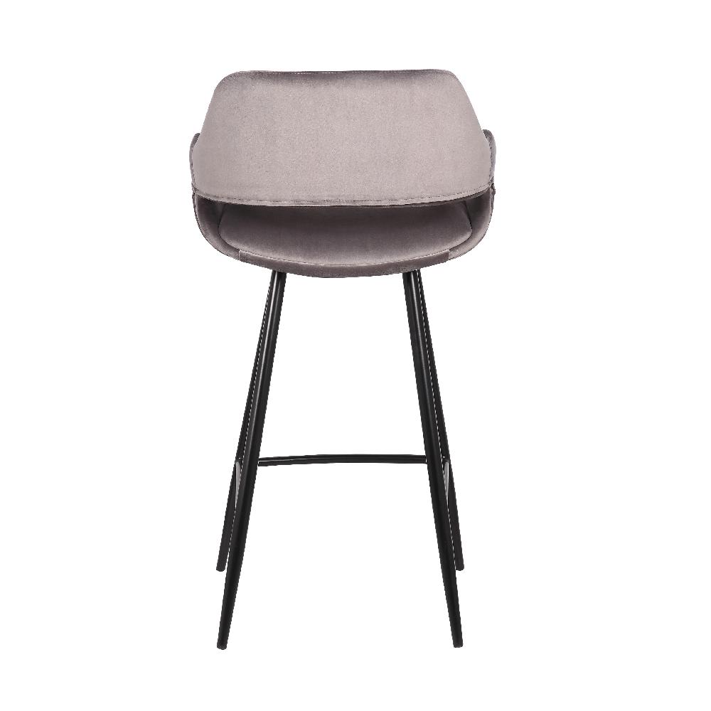 Emob Set Van 2 Barstoelen Erika 65cm - Grijs