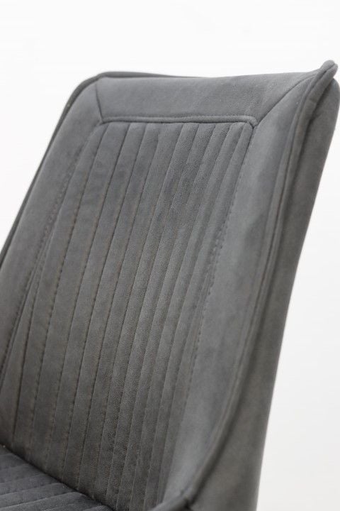 Emob Set Van 2 Eetkamerstoelen Denver – Grijs