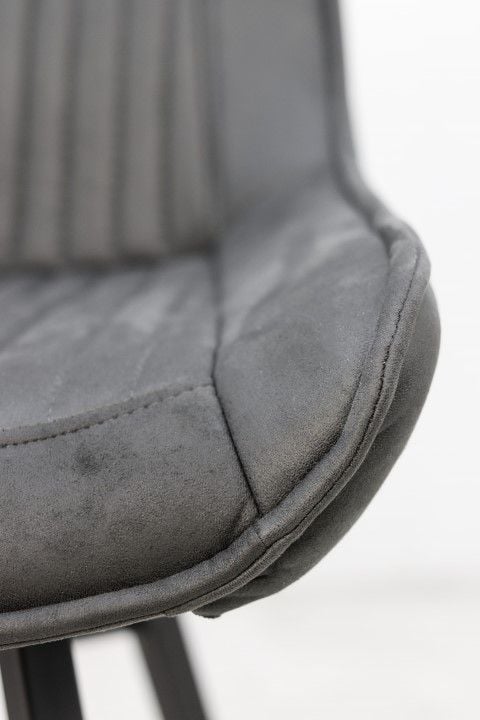 Emob Set Van 2 Eetkamerstoelen Denver – Grijs