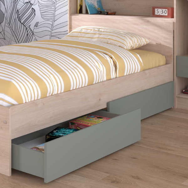 emob Set van 2 lades Shelby - celadongroen