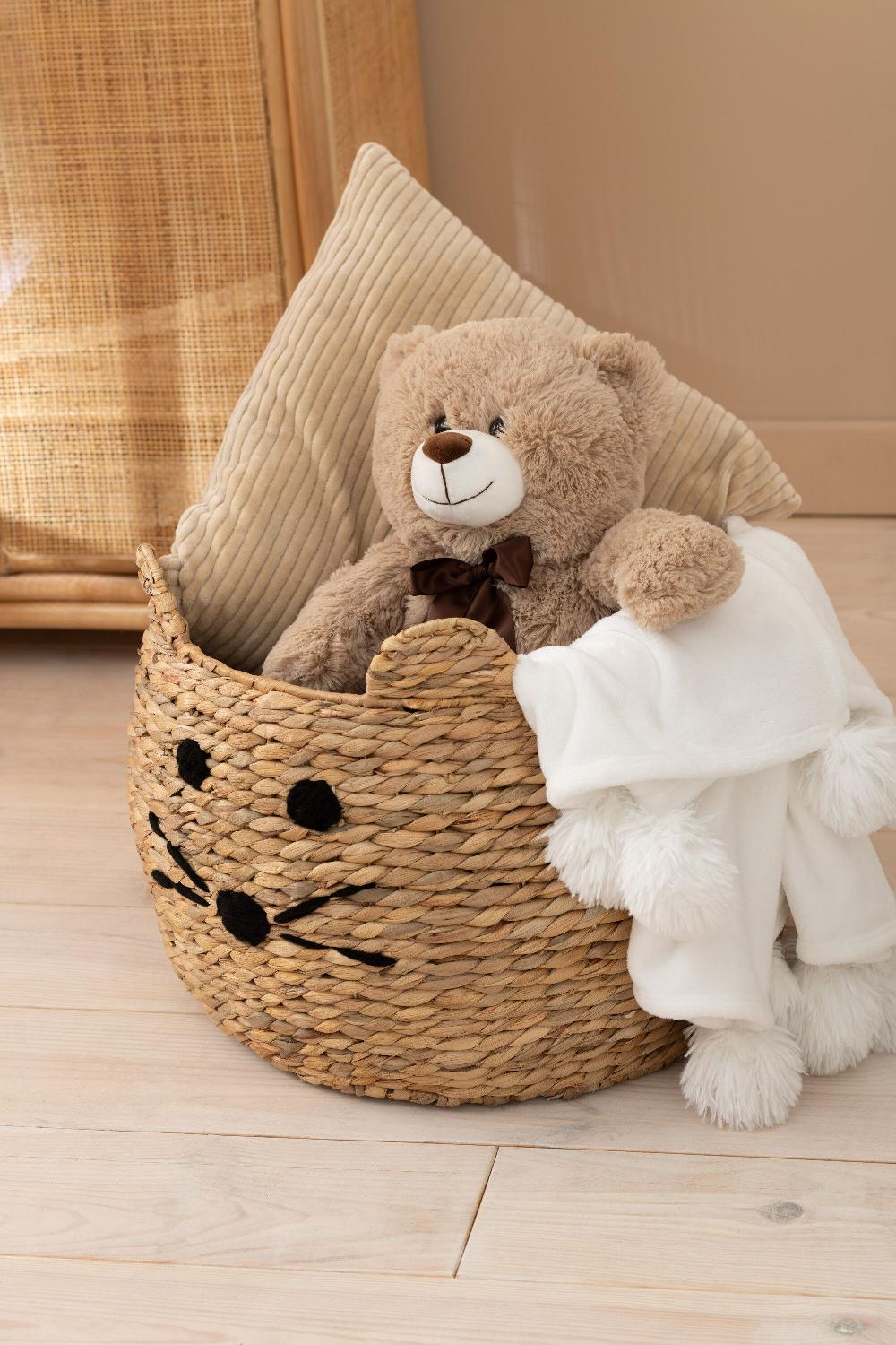 Emob Set Van 2 Manden Kat Waterhyacinth Naturel