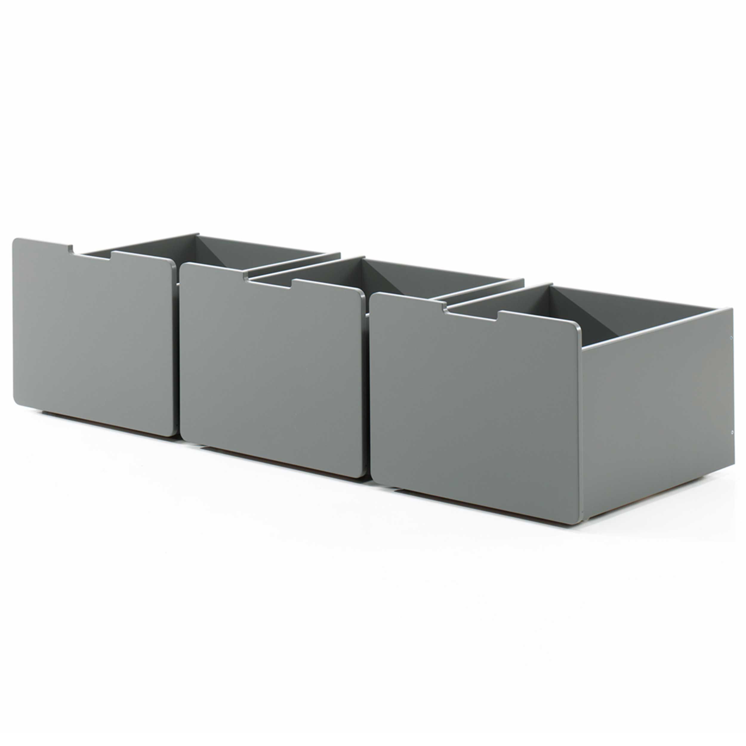 emob Set van 3 lades Pip - grijs