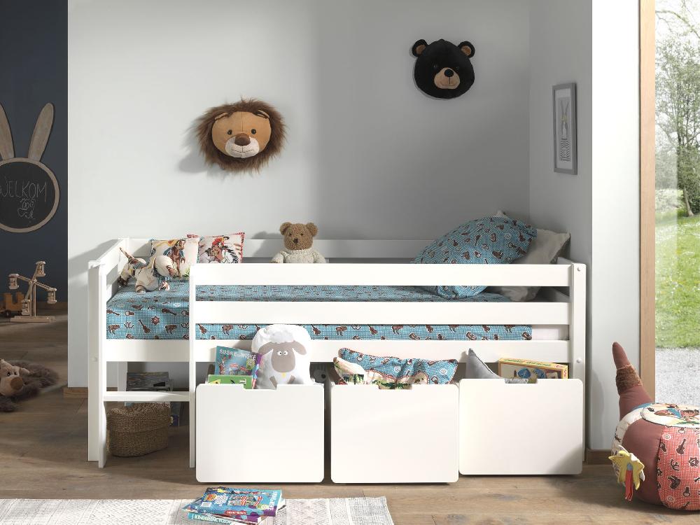 Emob Set Van 3 Lades Pip - Wit