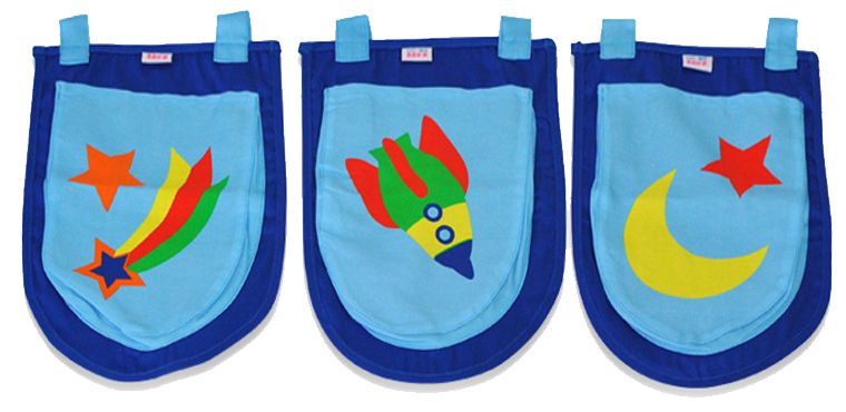 emob Set van 3 opbergzakjes Astro