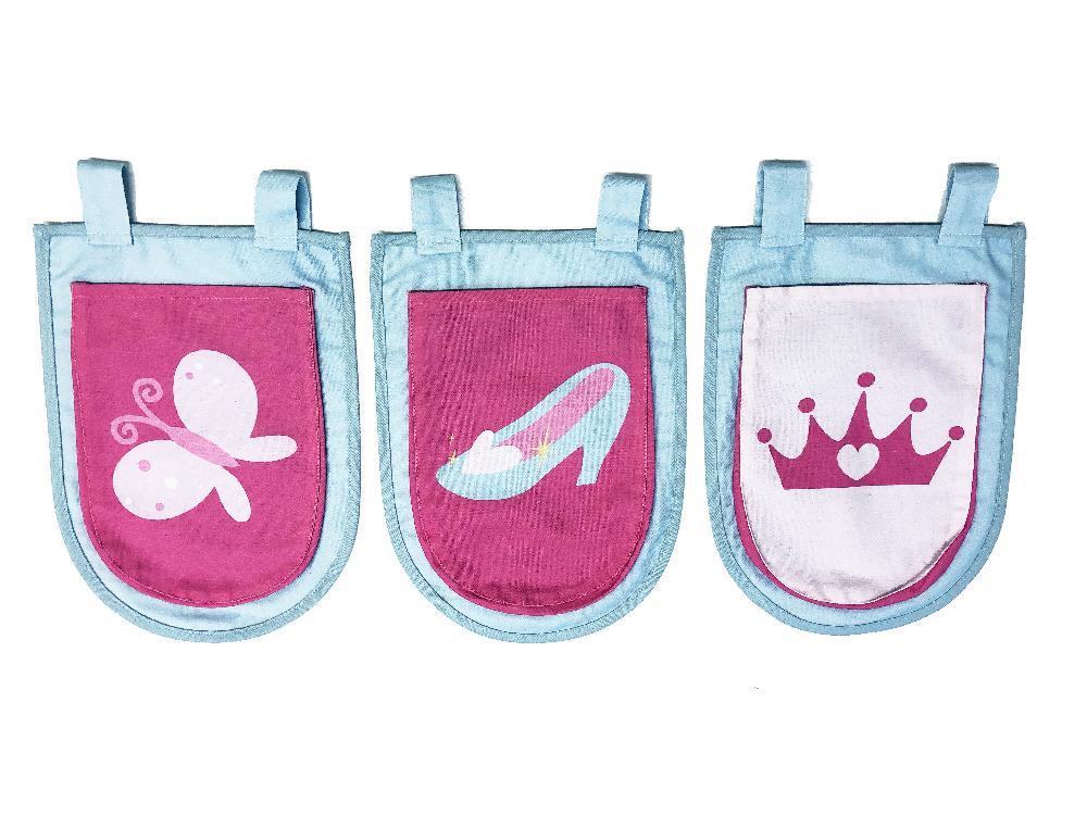 Emob Set Van 3 Opbergzakjes Princess II