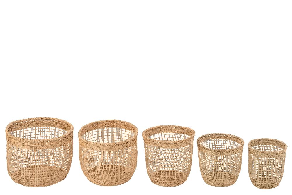 Emob Set Van 5 Manden Oasis Zeegras Licht Naturel