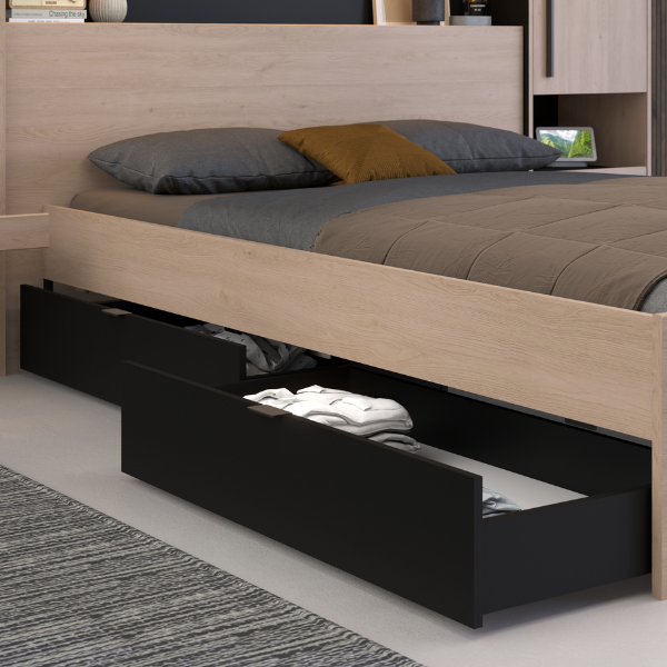 emob Set van bedlades Ponte - zwart