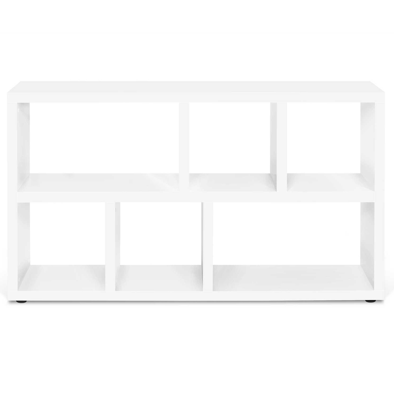 Emob Sidetable Berkeley 6 Vakken - Wit