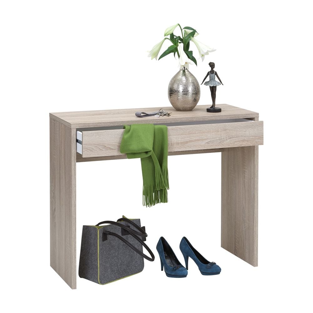 Emob Sidetable Greg 100cm Met Lade - Eik