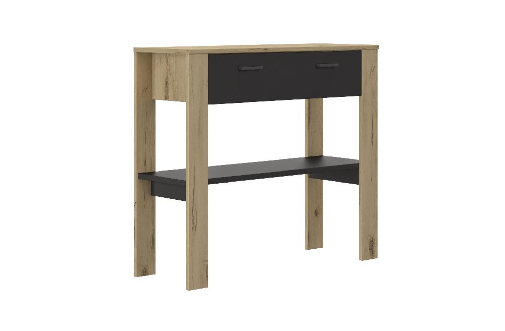 Emob Sidetable Tando 1 Lade - Eik/zwart