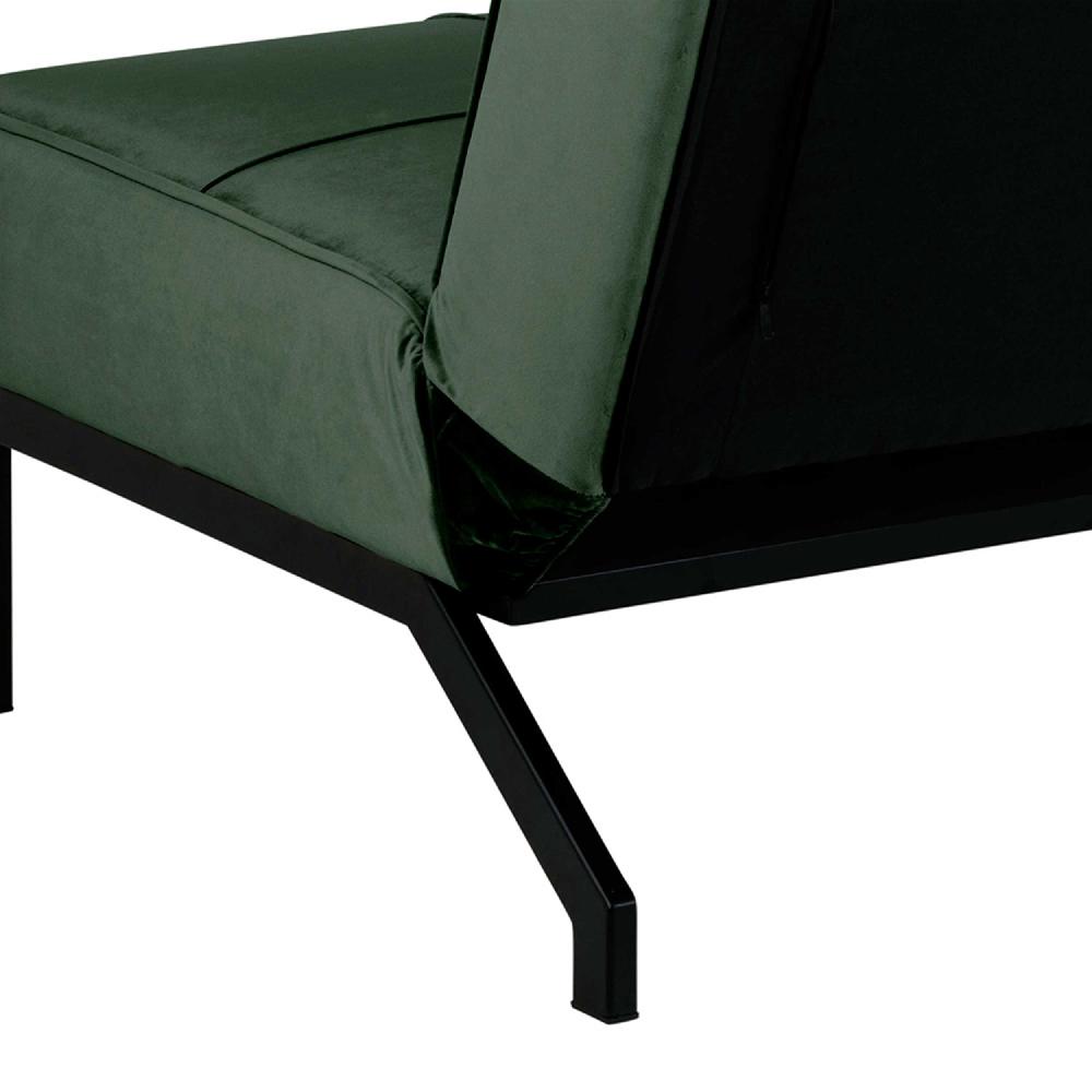 Emob Slaapbank Giovanni - Bosgroen/zwart