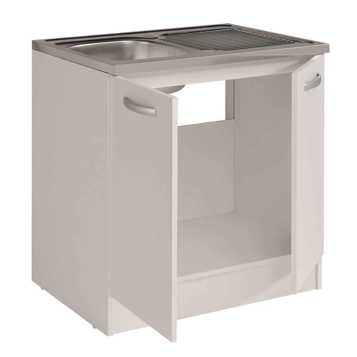 Emob Spoelbakkast Spring 80 Cm - Wit