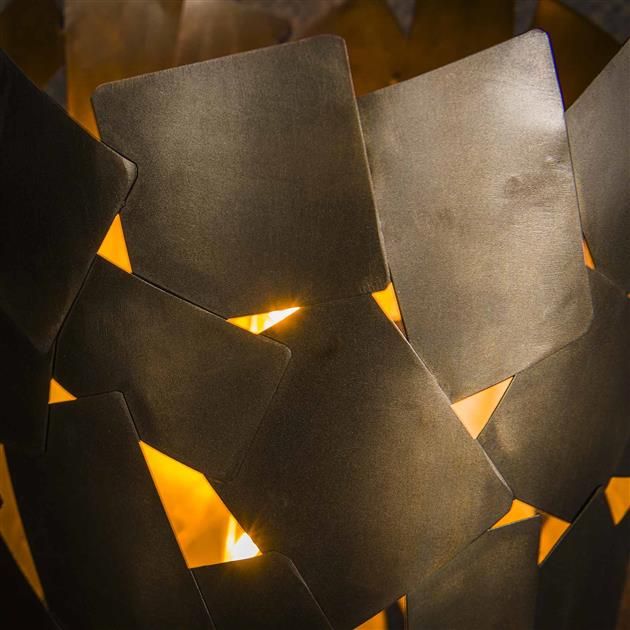 Emob Staande Lamp Can-antiek Brons