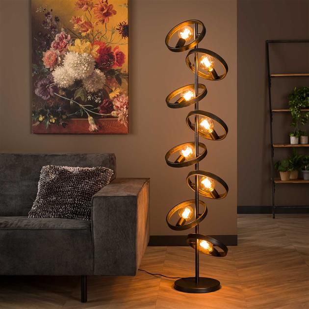 emob Staande Lamp Charles-Charcoal